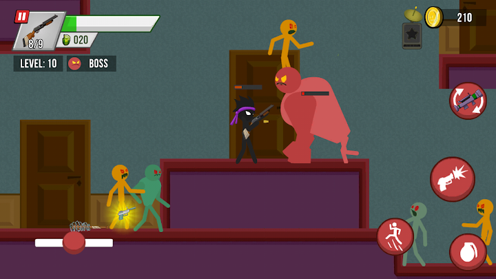 Stick vs Zombies: Platformer screenshot