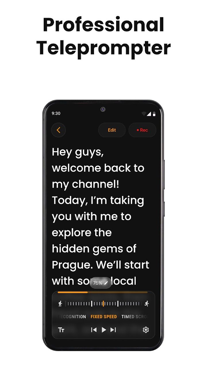 Teleprompter.com screenshot