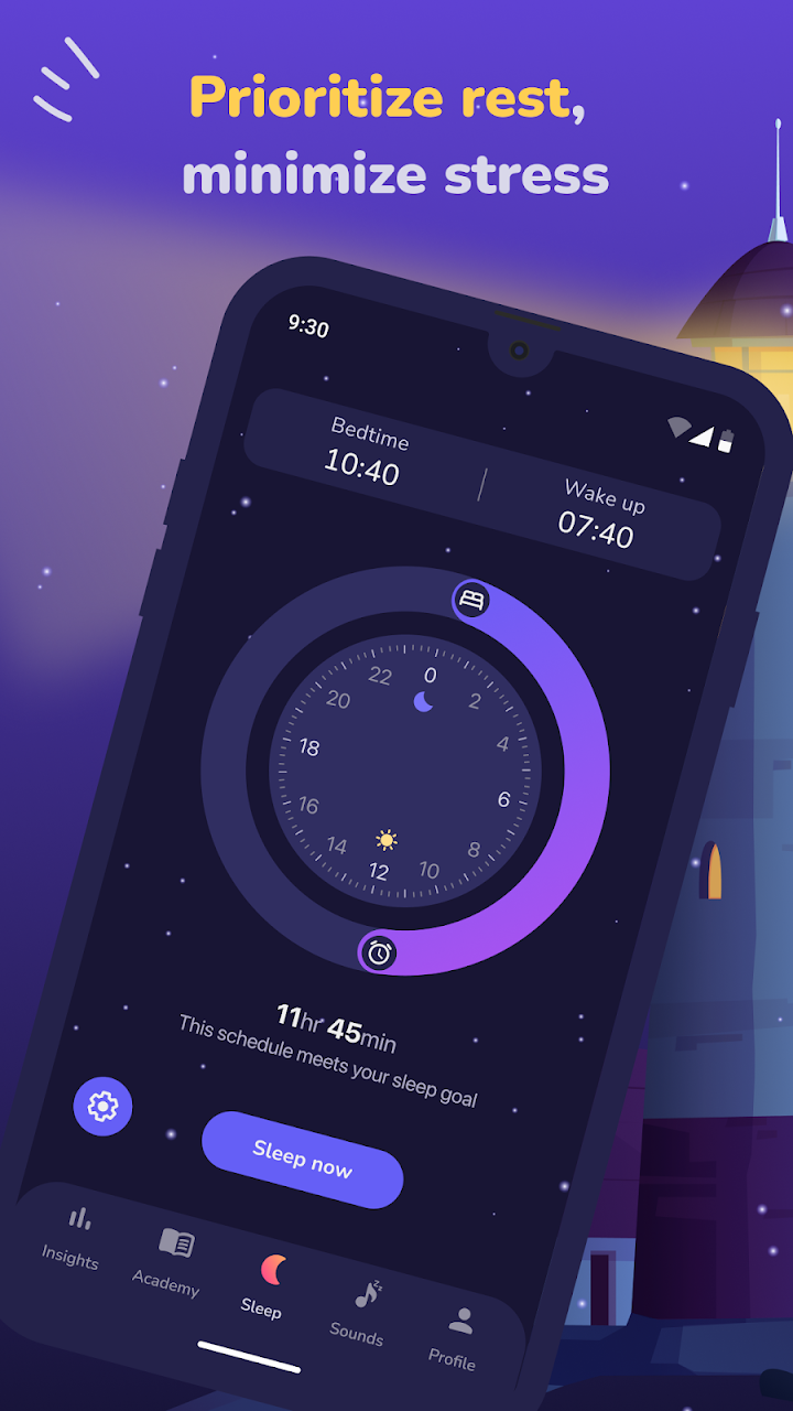 Sleep Tracker & Alarm - Moonap screenshot