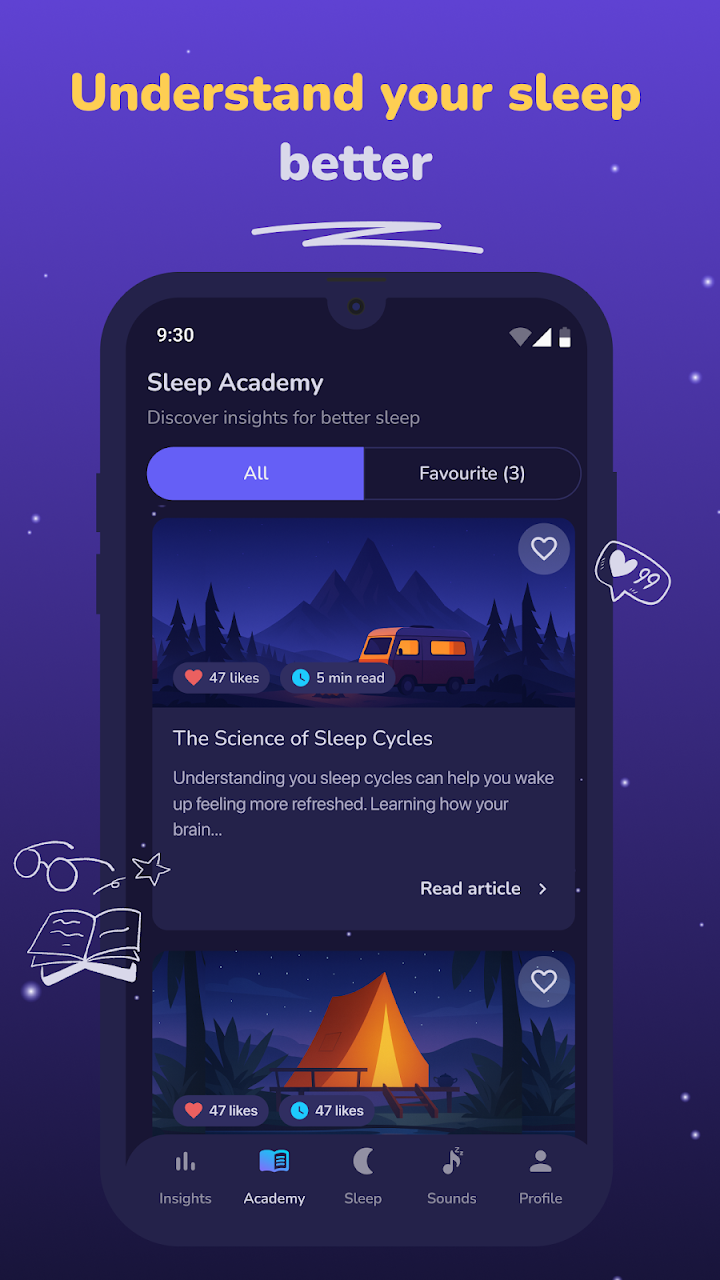 Sleep Tracker & Alarm - Moonap screenshot