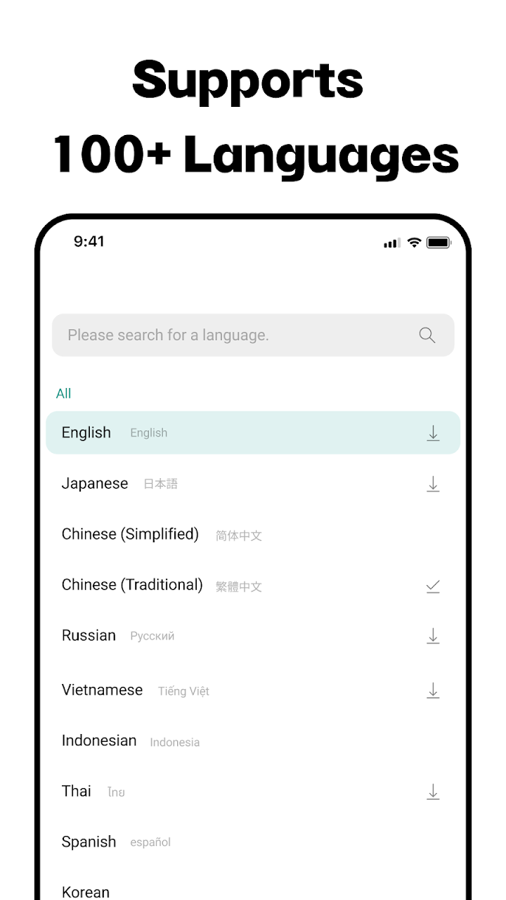 Talking Translator - Languages screenshot
